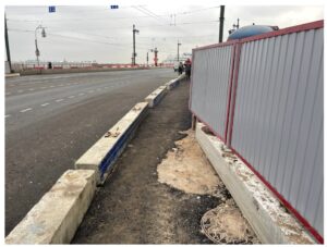 СМИ рассказали о крайне низком качестве работ на Биржевом мосту в Петербурге