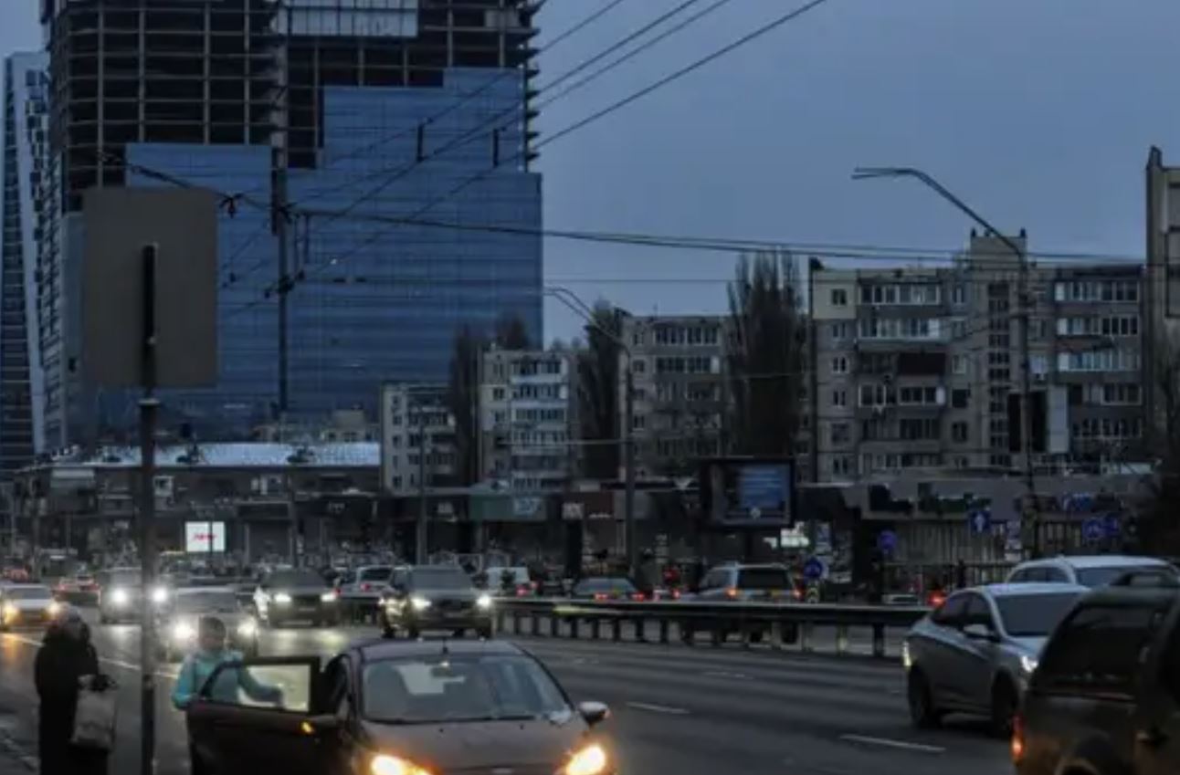 В Киеве полный блэкаут. Русские ни при чём